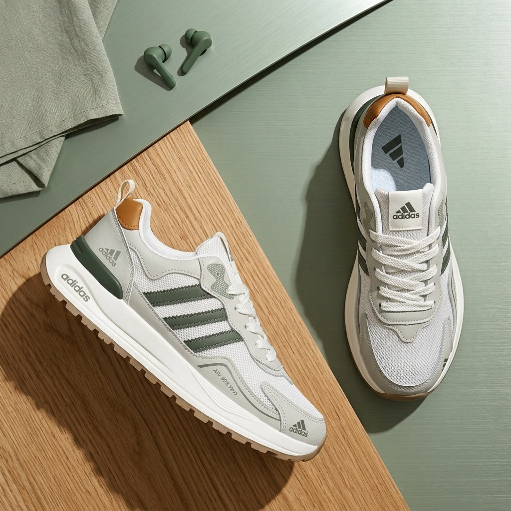 „Adidas 2026“ nauji vasariniai kvėpuojantys vyriški sportiniai bateliai