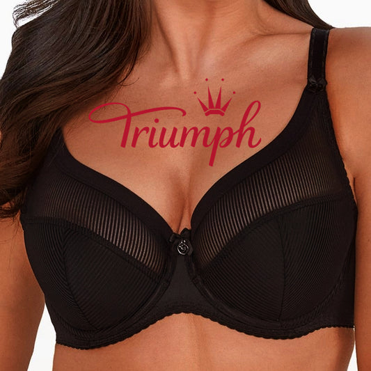 „Triumph®“ 4 vnt. pakuotė 💖50 % nuolaida ✨ Nuostabi ir patogi didelių dydžių liemenėlė, naujas modelis 2024 m.