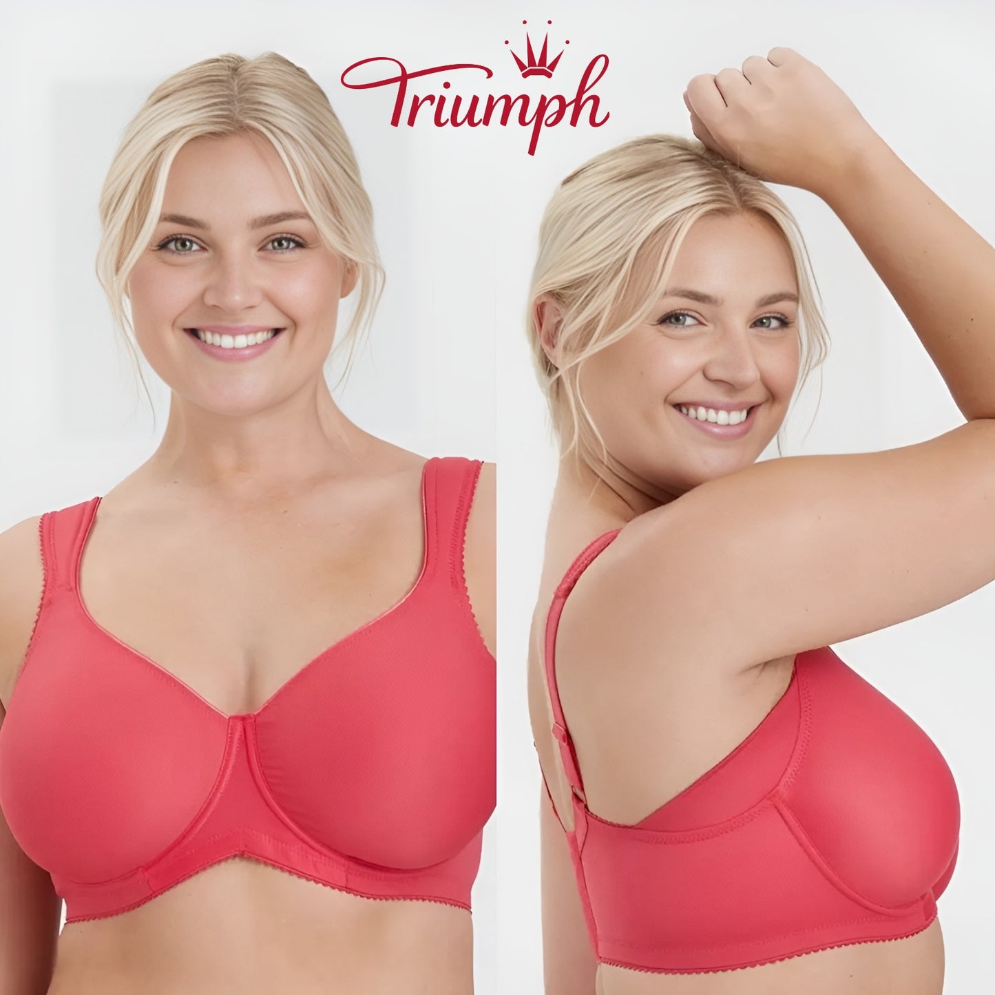 „Triumph“ – (4 vnt.) „Push-up“ liemenėlė su dideliais kaušeliais