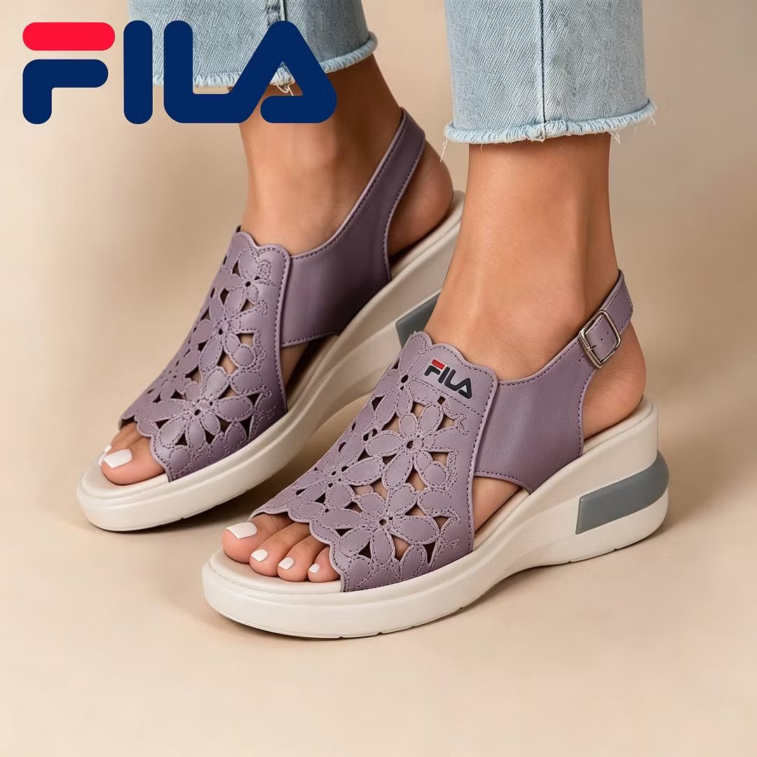 FILA moteriškos ortopedinės odinės basutės, modelis 2026 (nauja prekė)