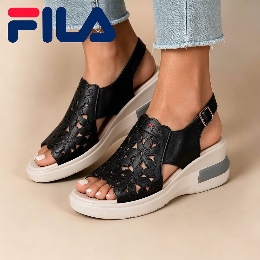 FILA moteriškos ortopedinės odinės basutės, modelis 2026 (nauja prekė)