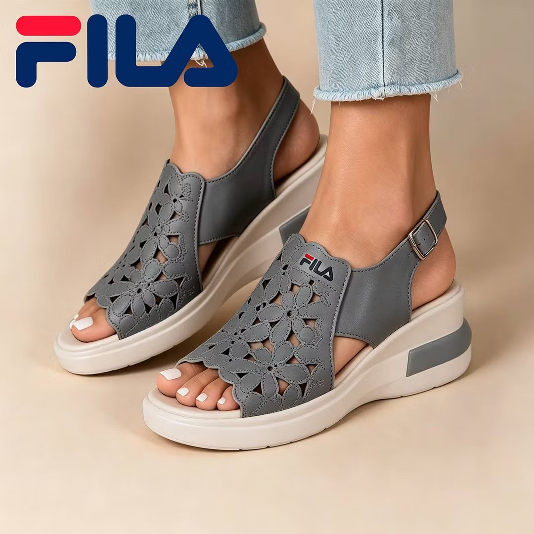 FILA moteriškos ortopedinės odinės basutės, modelis 2026 (nauja prekė)