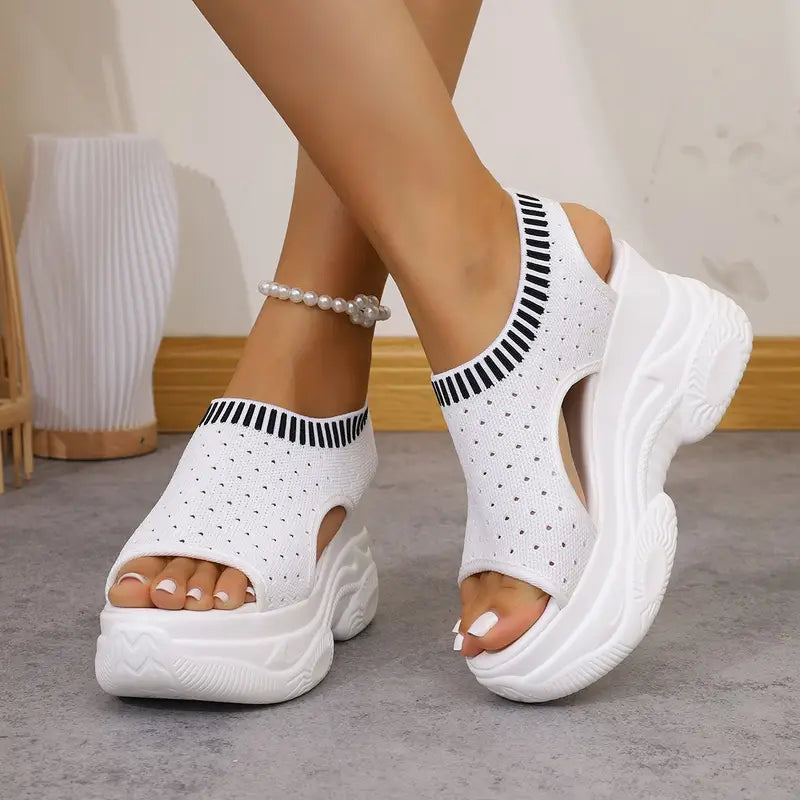 🔥 Paskutinė diena – 50 % nuolaida – madingi moteriški sportiniai sandalai storais padais