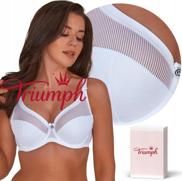 „Triumph®“ 4 vnt. pakuotė 💖50 % nuolaida ✨ Nuostabi ir patogi didelių dydžių liemenėlė, naujas modelis 2026 m.