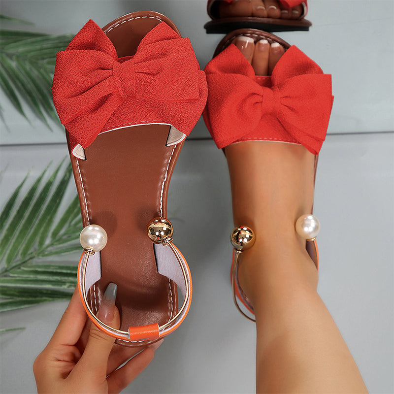 🌺 50% NUOLAIDA💐 Stilingi sandalai su perliniu kulkšnies dirželiu