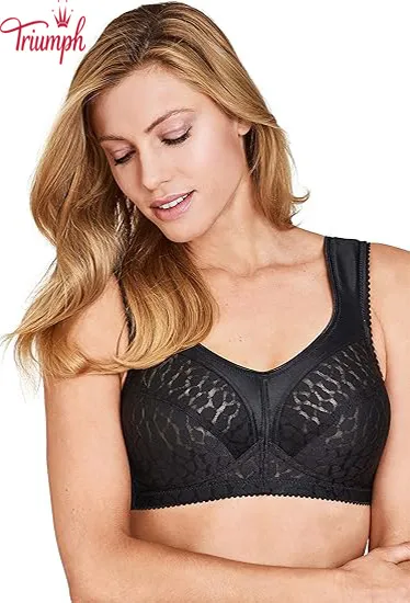 Triumph – (4 vnt.) Moteriška žakardo liemenėlė priekyje (be plieninio žiedo)