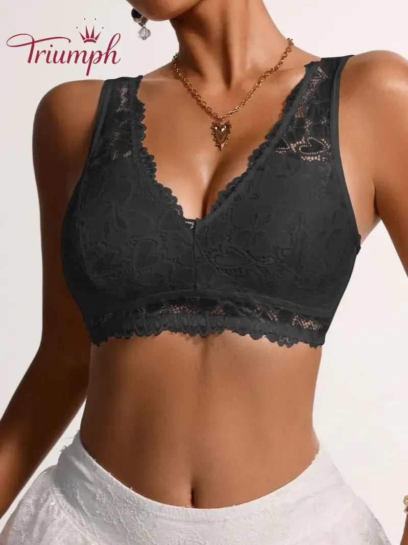 „Triumph“ – 4 vnt 🛒 Rudens naujovė nėriniuota liemenėlė